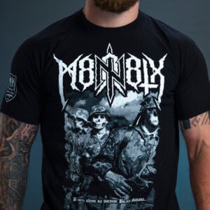 M8L8TH – MILITANT BLACK METAL Men's T-shirt